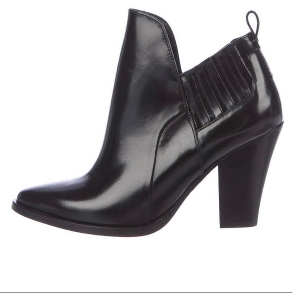 EUC (W7.5) - MAJE Leather Ankle Chelsea Booties - Picture 8 of 8